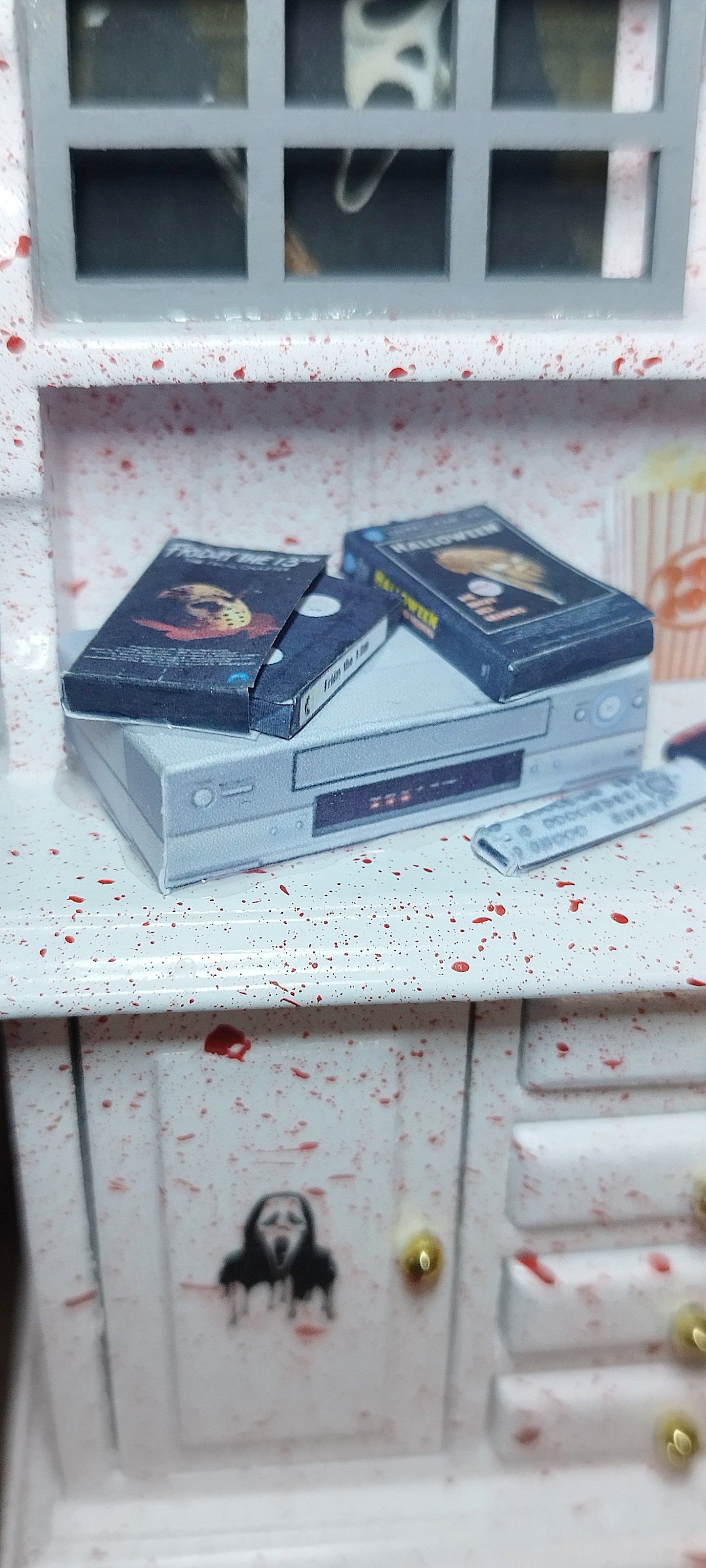 Ghost face miniature cabinet