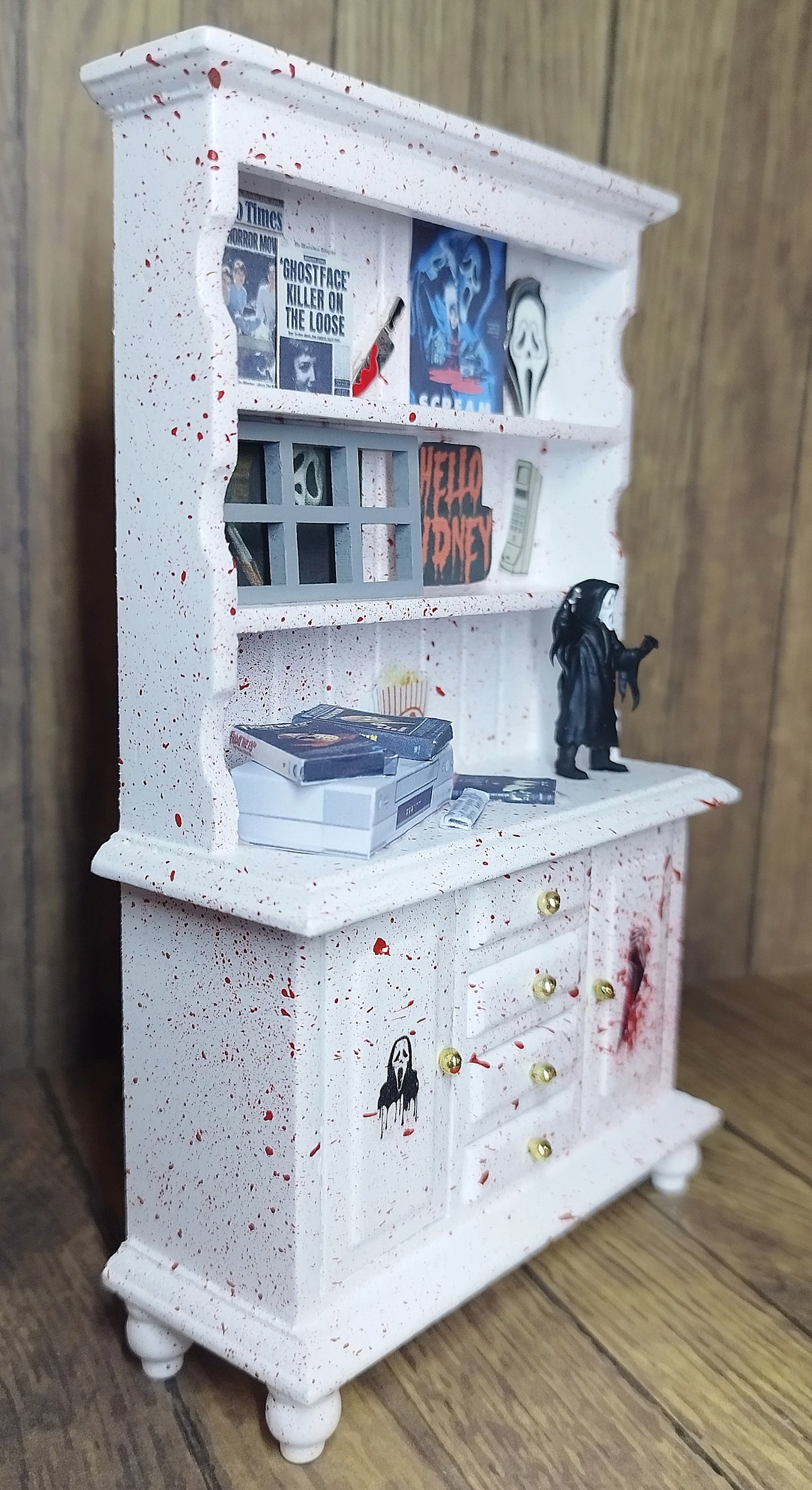 Ghost face miniature cabinet