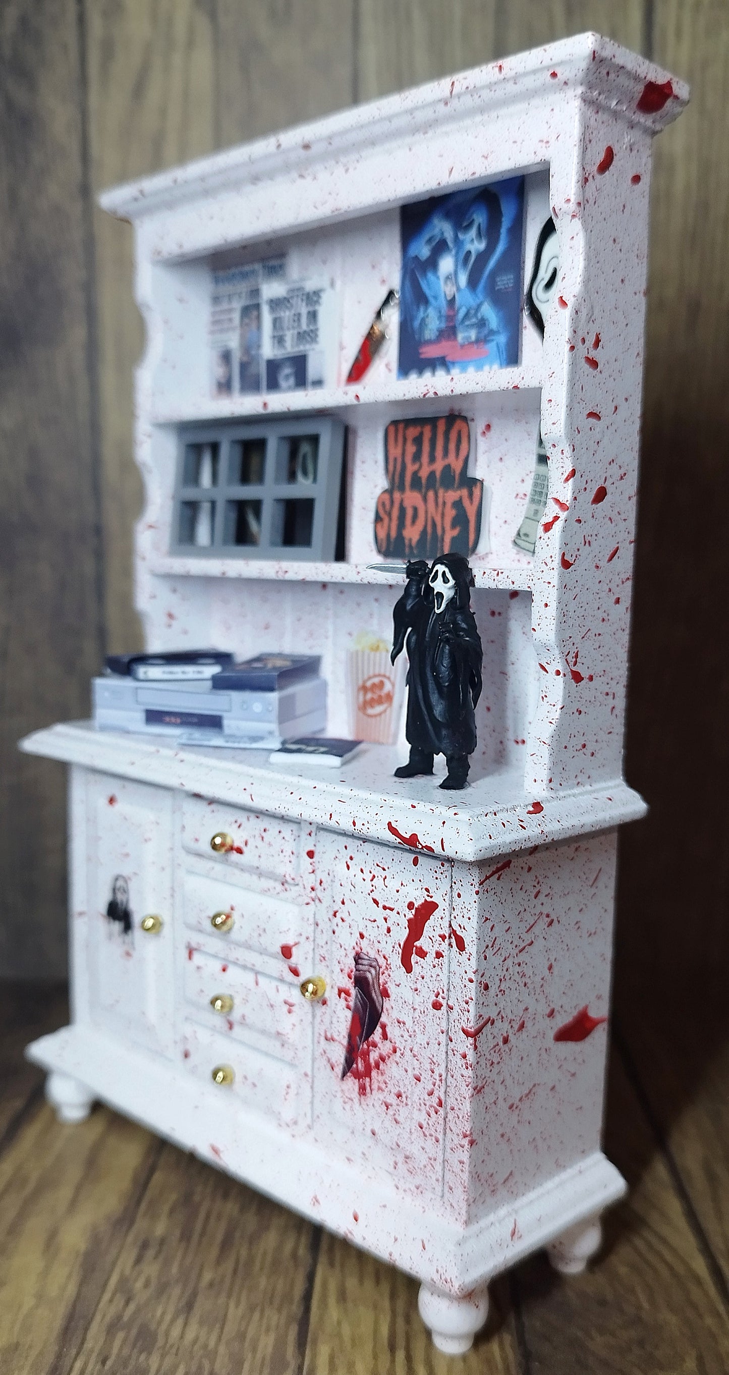 Ghost face miniature cabinet