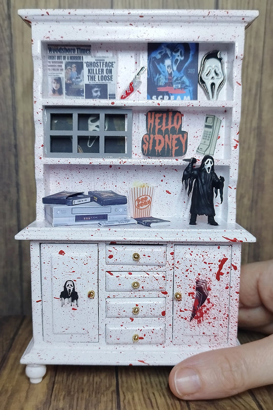 Ghost face miniature cabinet